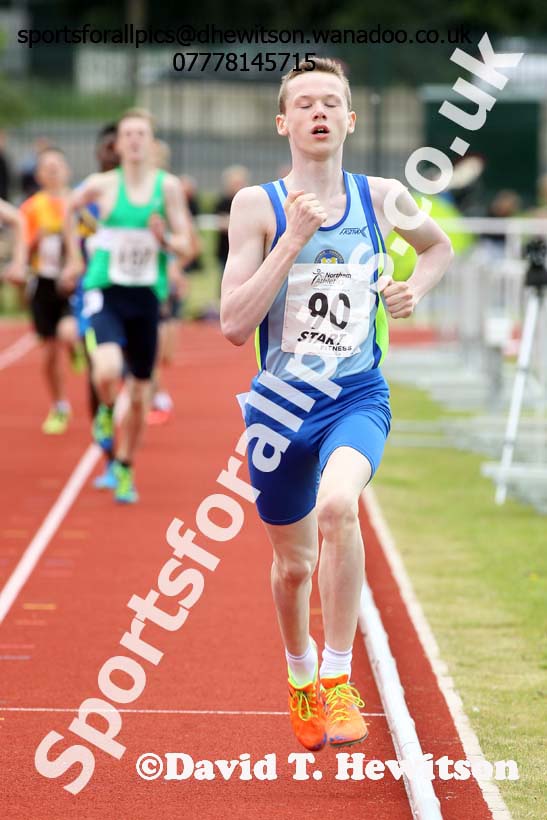 Boys under-15s 800 metres, Northern Under-13s, U-15s and 17s Championships. Photo: David T. Hewitson/Sports for All Pics